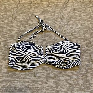 H&M Zebra Print bikini top